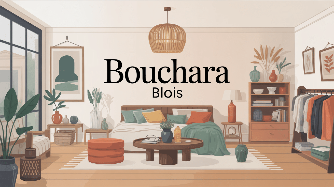 Vue magasin Bouchara Blois univers déco linge maison