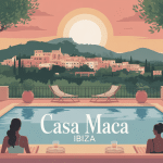 Illustration centrale de Casa Maca Ibiza finca bohème chic avec vue sur la vieille ville