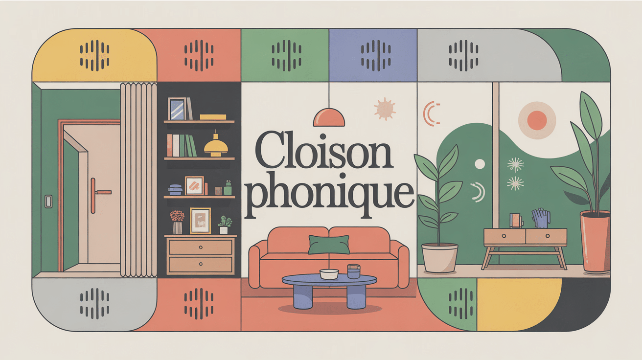 cloison phonique illustration solutions isolation acoustique moderne