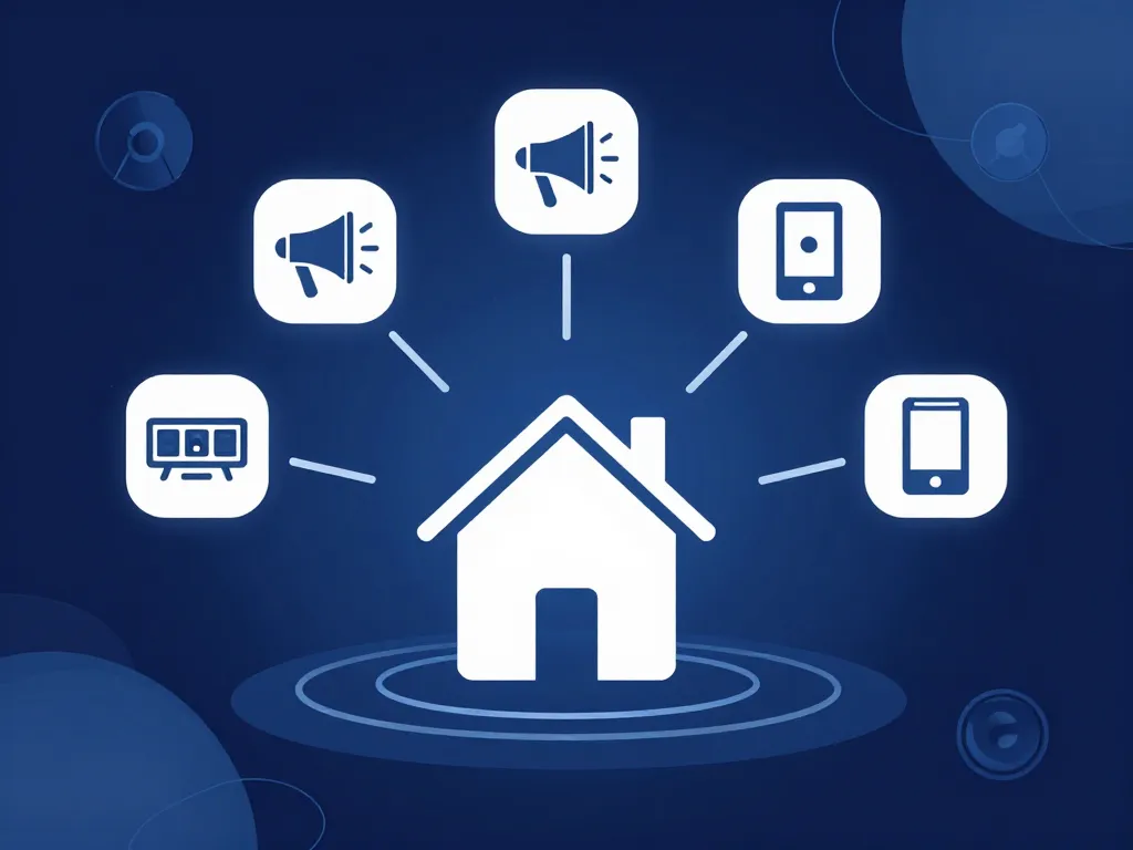 Schéma écosystème alarme maison Qiara