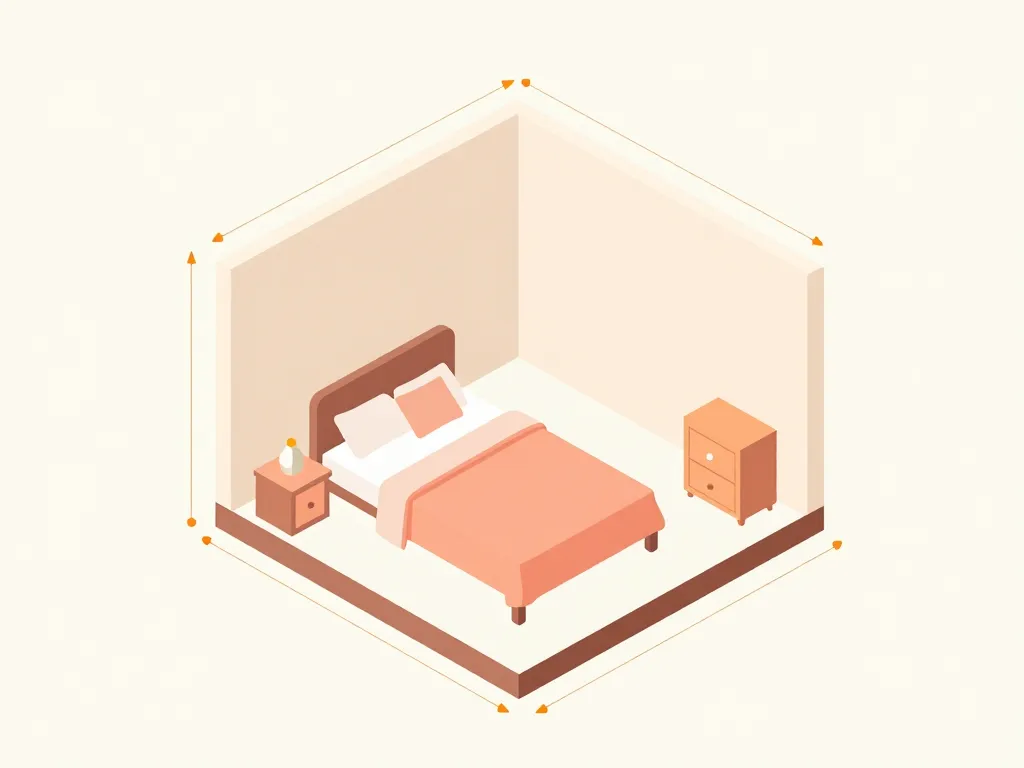 plan chambre en 3d aménagement sur-mesure