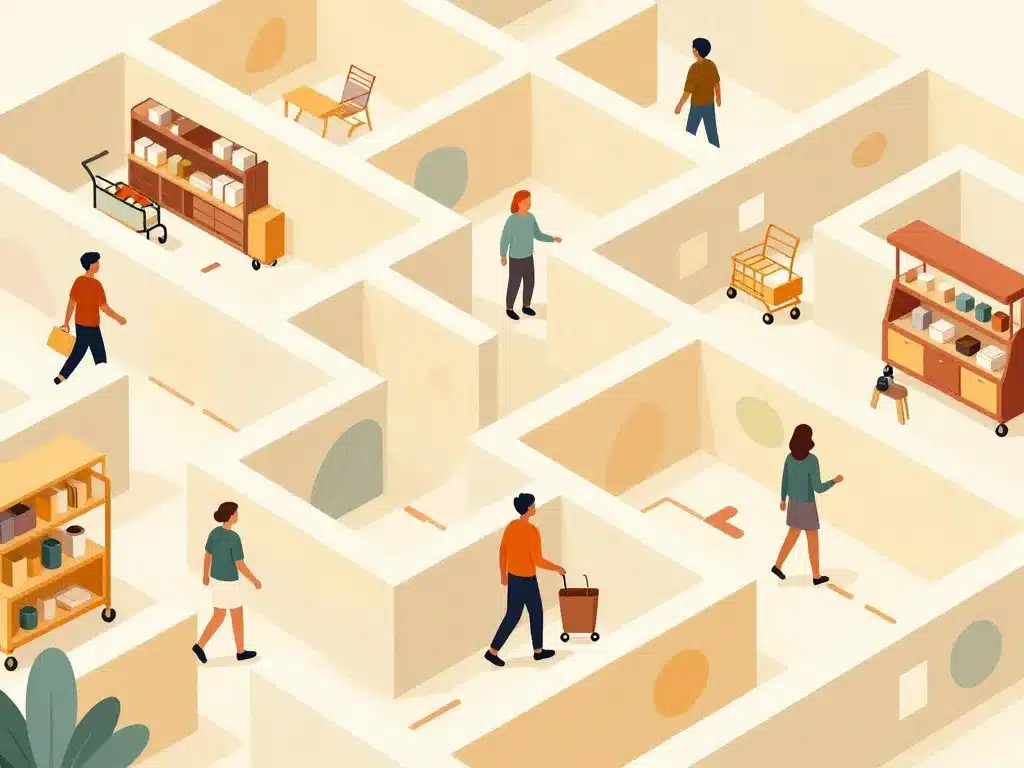 parcours optimisé achats ikea plan de campagne