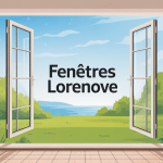 Illustration Fenêtres Lorenove différents styles
