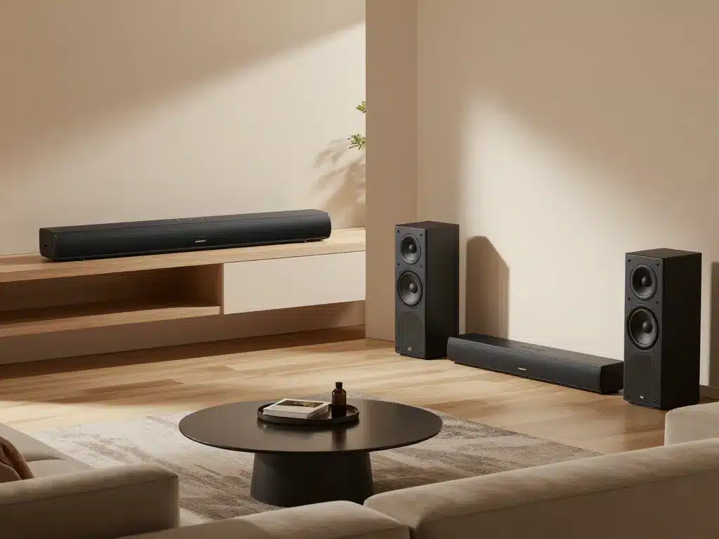 Visuel home cinéma bose petite vs grande pièce