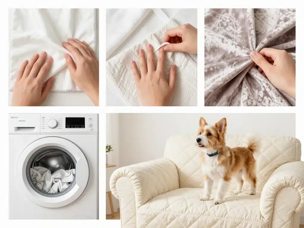 housse fauteuil accoudoir, tissus, lavage et résistance aux animaux