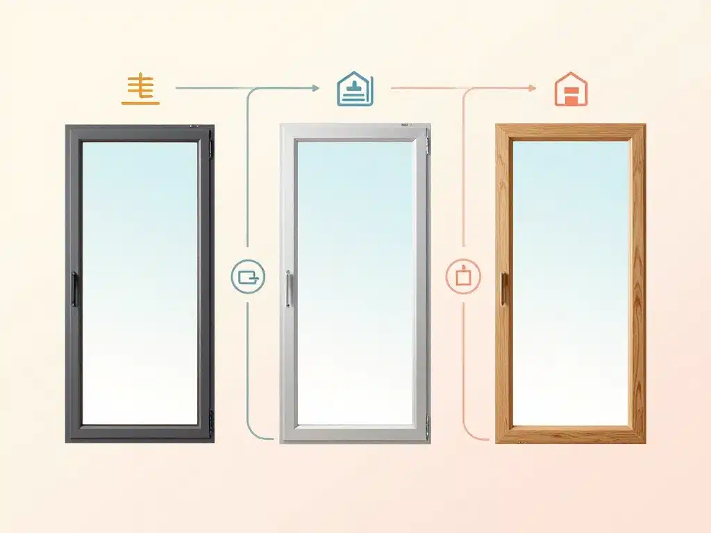 Choix fenêtres portes Janneau Menuiseries options