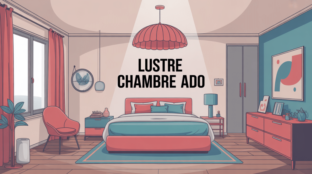lustre chambre ado design moderne chambre