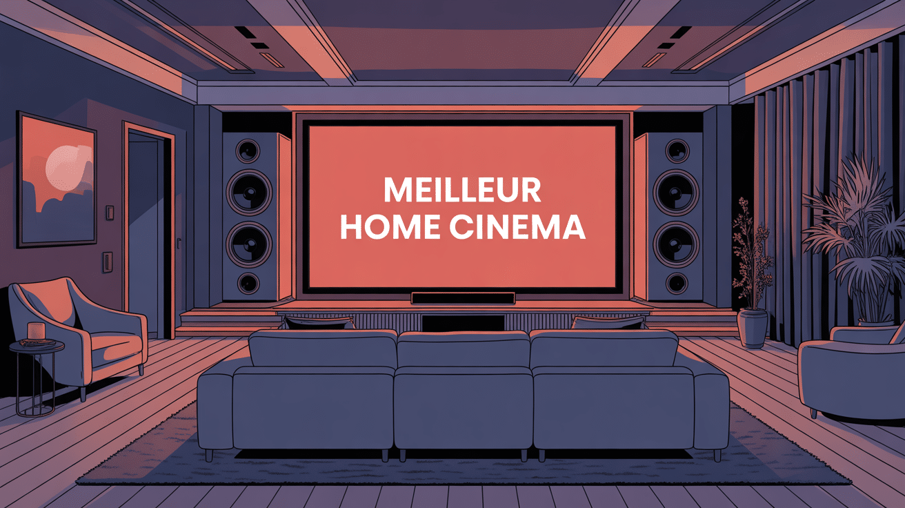 meilleur home cinema salon illustration ambiance cinéma