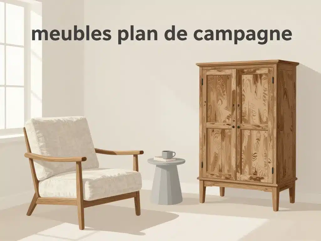 Ambiance meubles plan de campagne salon bois clair