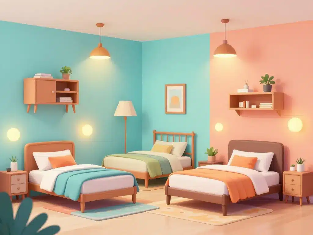 décoration chambre en 3d ambiance optimisée