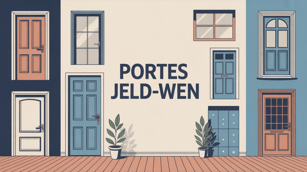 Illustration portes JELD-WEN menuiseries intérieures et extérieures