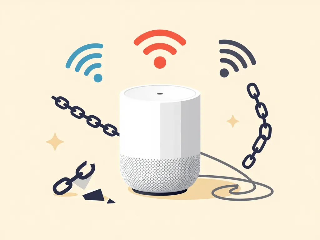 Problèmes après reinitialiser google home mini