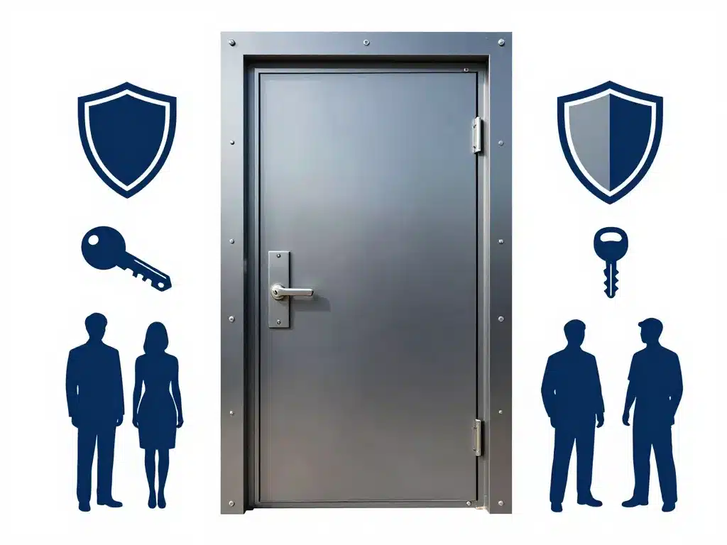 Sécurité serrures garanties portes Dierre