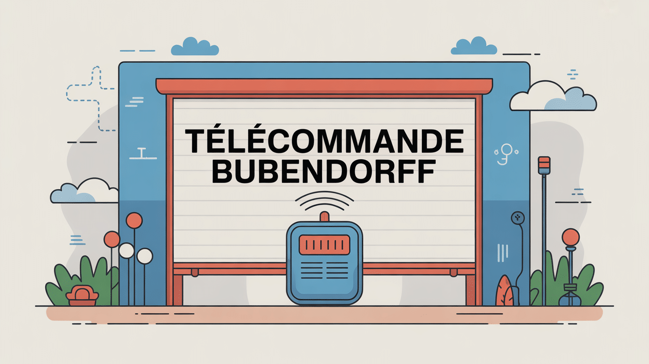 illustration télécommande volet roulant bubendorff ne fonctionne plus