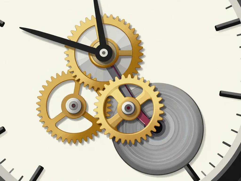 diagramme mecanisme tic tac horloge