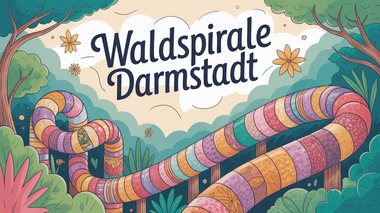 illustration poétique waldspirale darmstadt