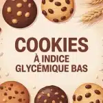 Assortiment de cookies à indice glycémique bas avec farine d'orge et noisettes
