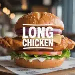 burger Long Chicken pain moelleux poulet croustillant salade fraîche