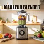 meilleur blender en action dans cuisine moderne