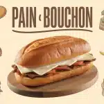 Illustration pain bouchon sandwich gratiné réunionnais