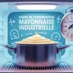 pot de mayonnaise industrielle dans un réfrigérateur frais