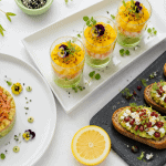 Avocat en entrée, trois recettes élégantes présentées sur table