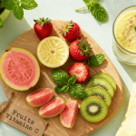 classement fruit vitamine c goyave kiwi orange planche