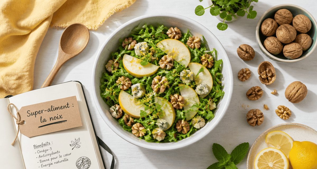 Noix bon pour la sante salade healthy