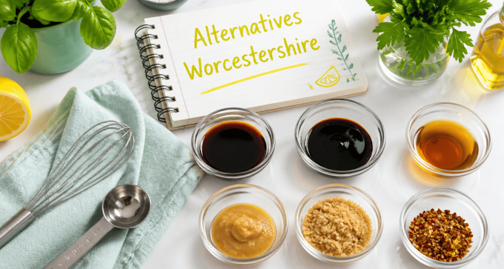 sauce worcestershire remplacer bols ingrédients alternatives
