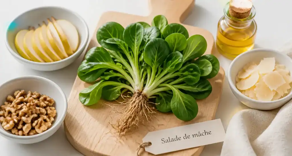 Bienfait de la mâche : salade d’hiver aux nutriments