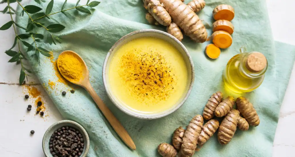 comment consommer le curcuma bol lait d’or poivre huile