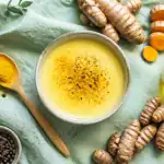 comment consommer le curcuma bol lait d’or poivre huile