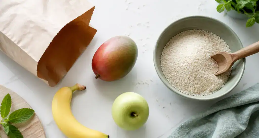 comment faire murir une mangue avec sac papier riz banane pomme