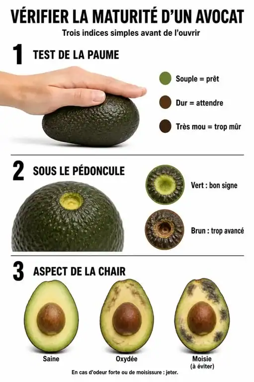 Infographie montrant comment savoir si un avocat est encore bon avec les tests de maturité