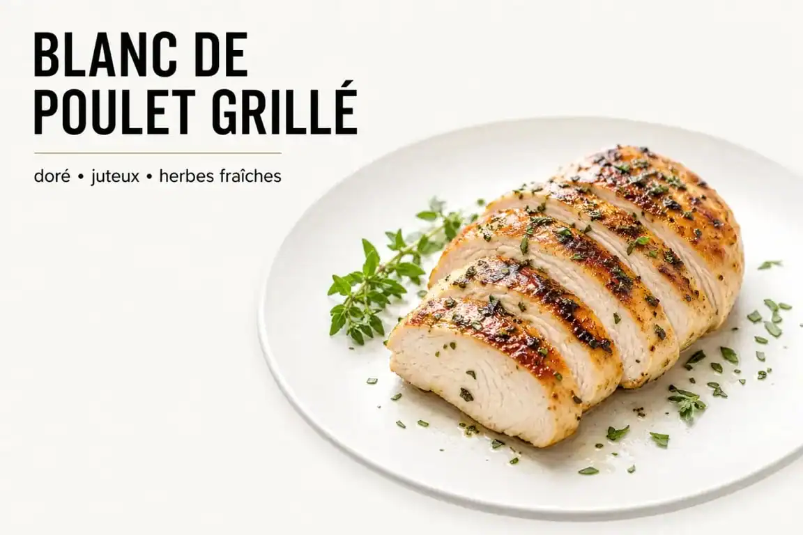 Poulet mariné tendre et juteux prêt à être dégusté, idéal pour une marinade pour attendrir le poulet réussie.