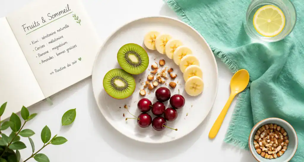 Manger des fruits le soir avant de se coucher kiwi banane cerises