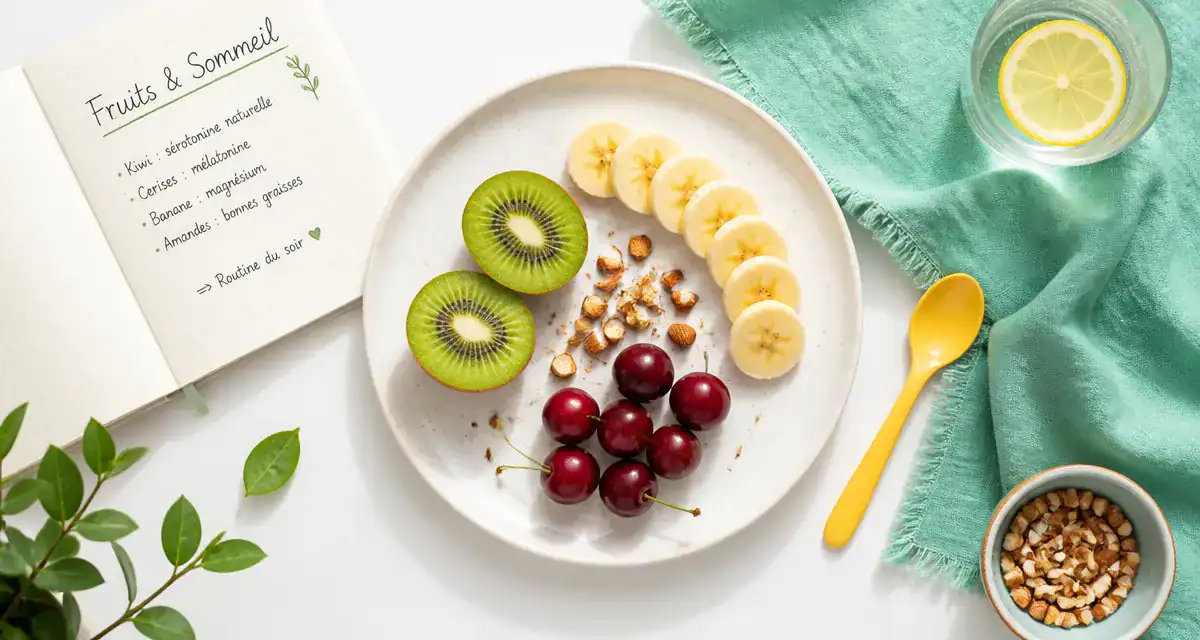 Manger des fruits le soir avant de se coucher kiwi banane cerises