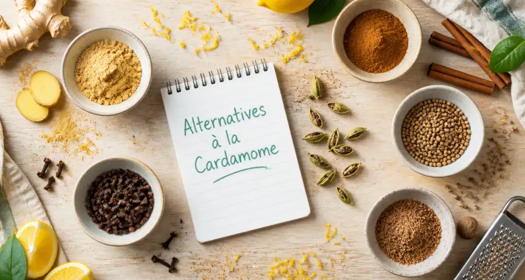 Par quoi remplacer la cardamome bol d'épices alternatives