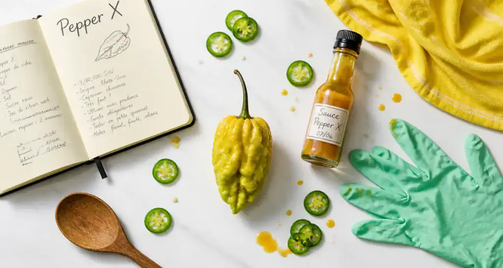 quel est le piment le plus fort au monde pepper x sur planche