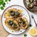 Recette limaces : court-bouillon, purge et limaces à l’ail sur pain