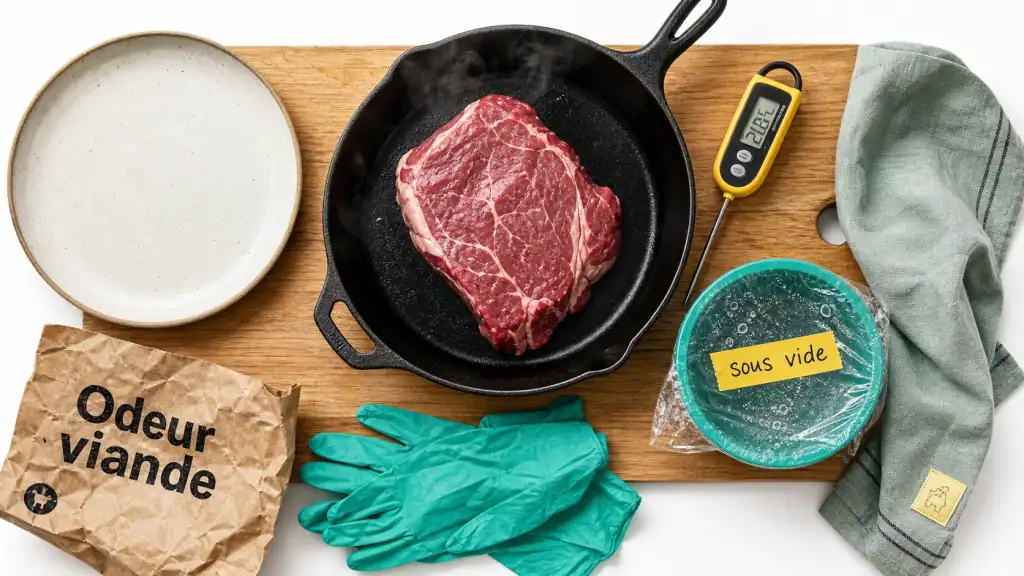 Viande qui sent fort à la cuisson : signes maturation ou décomposition