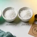 Meilleur sel pour la sante : bols de sel iodé, hyposodique et marin