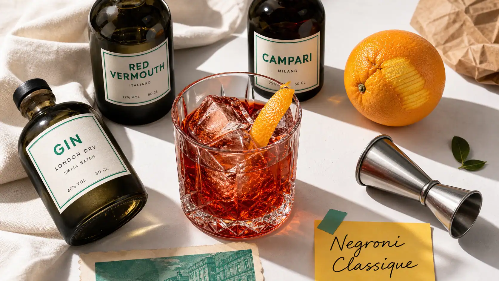 Negroni rezept : recette classique au Negroni