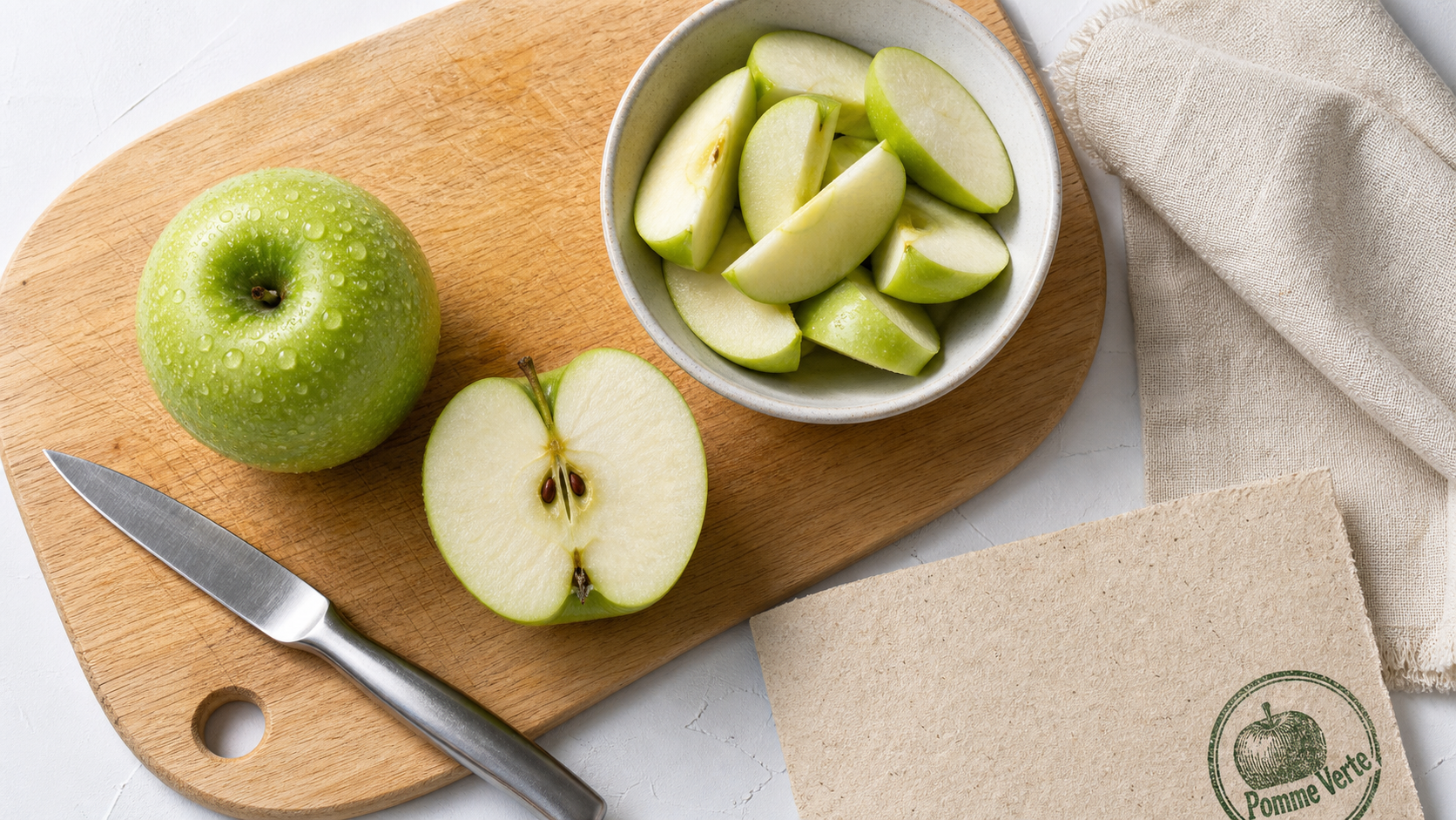 Pomme verte bienfait : fibres et satiété, glycémie