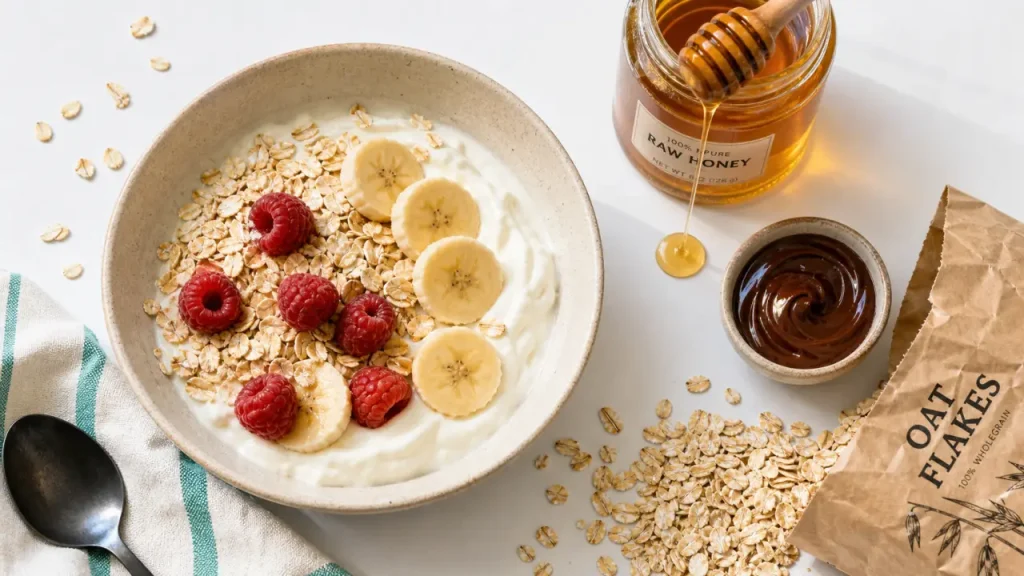 Flocons d’avoine crus ou cuits : porridge, pancakes et gâteaux pour utiliser un paquet entamé