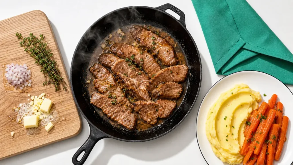 Tendrons de veau à la poêle en 15 mn : jus gourmand et erreurs à éviter