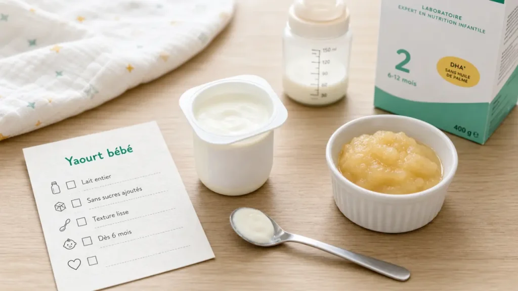 Yaourt bébé : les repères à vérifier sur l’âge, le sucre et le lait entier