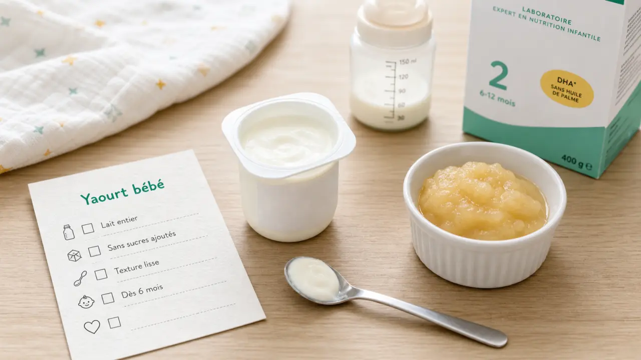 Yaourt bebe : repères âge, sucre et lait entier
