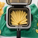 Frites maison cuisson 160°C puis 190°C, frites croustillantes