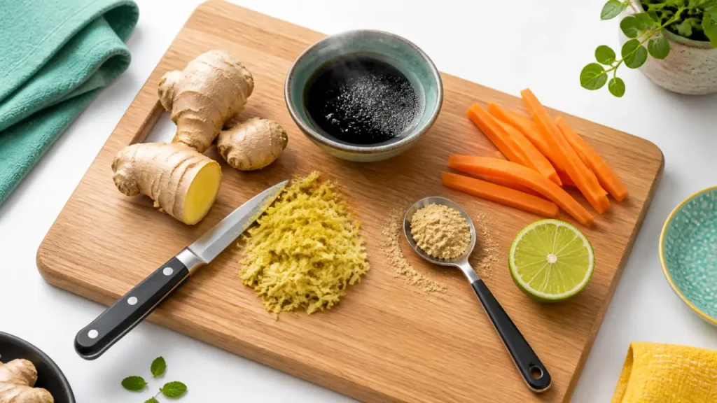 Gingembre en cuisine : choisir la bonne forme, le bon dosage et le bon moment d’ajout
